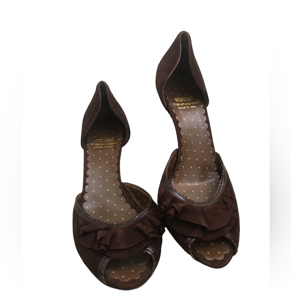 Moschino chic vintage shoes 39 8.5 - Picture 13 of 16